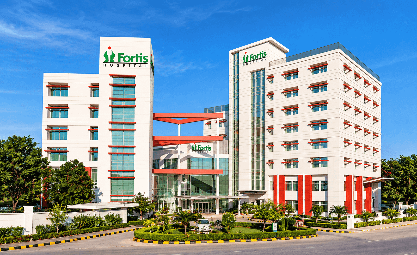 Fortis Hospital, Noida, интерьер госпиталя