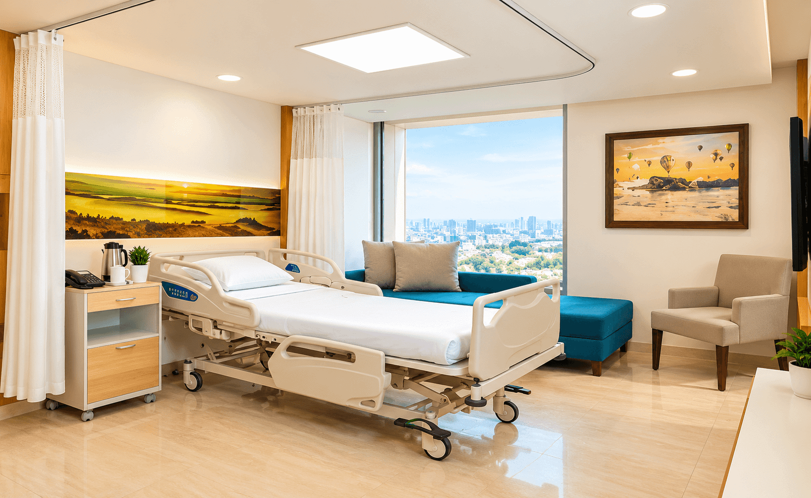 Max Super Speciality Hospital, Vaishali, оснащение госпиталя