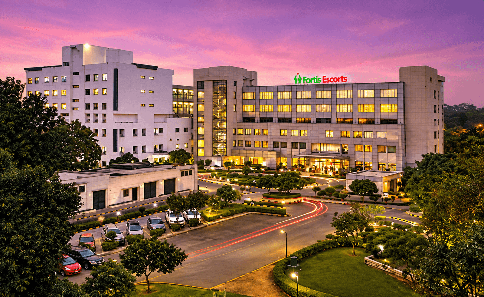 Fortis Escorts Heart Institute, интерьер госпиталя