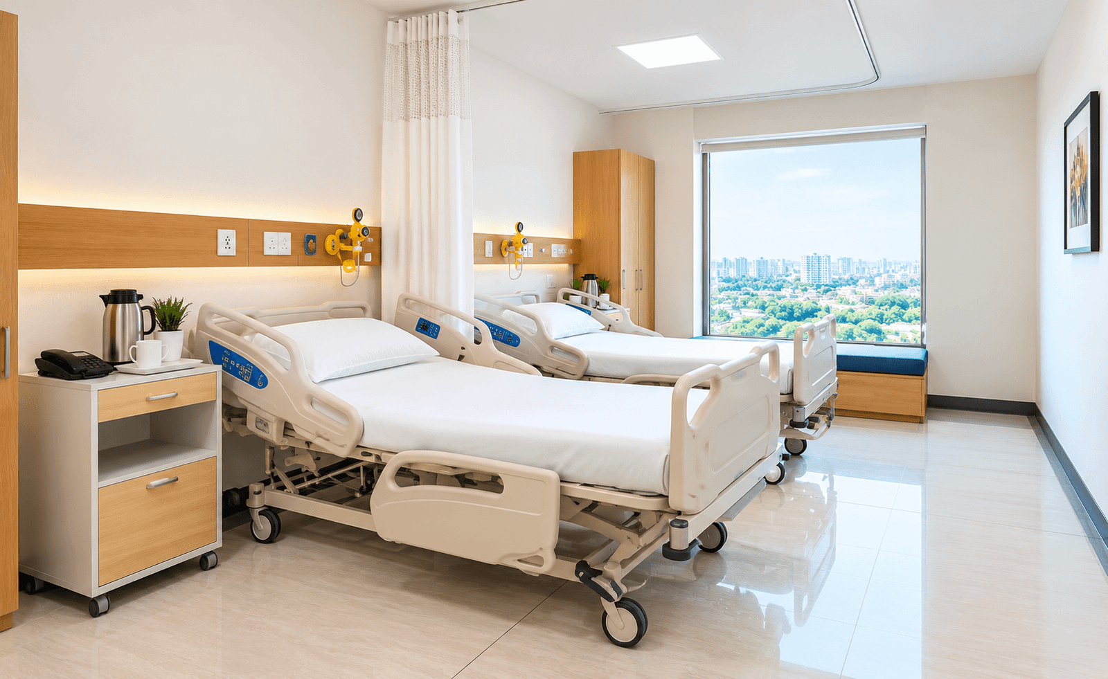 Max Super Speciality Hospital, Patparganj, оснащение госпиталя