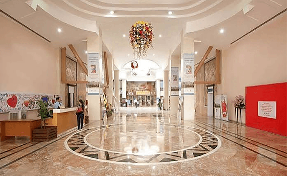 Indraprastha Apollo Hospital, холл госпиталя