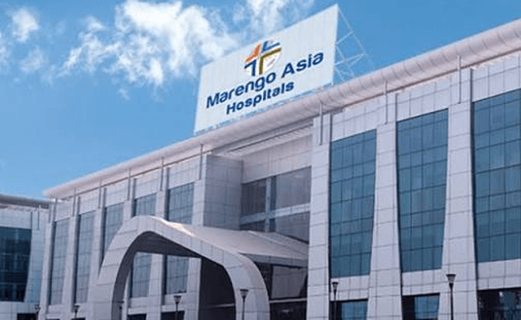 Marengo Asia Hospitals, Faridabad, внешний вид госпиталя